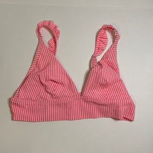 Aerie triangle ruffle strap bikini top